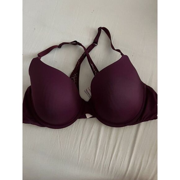 Victoria's Secret 38C Uplift Semi Demi Burgundy I9 - Picture 1 of 5